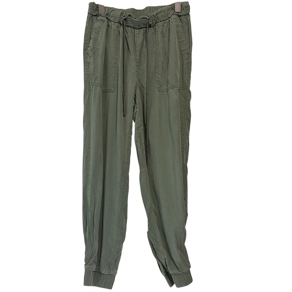Universal Thread Olive Green Lyocell Jogger Pants High Rise Utility Womens Small